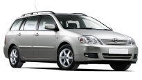 Car Rental Toyota Corolla Fielder in Blue Bay